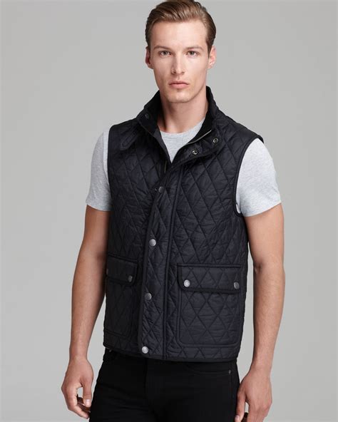 burberry vest men's black|Burberry flannel men's.